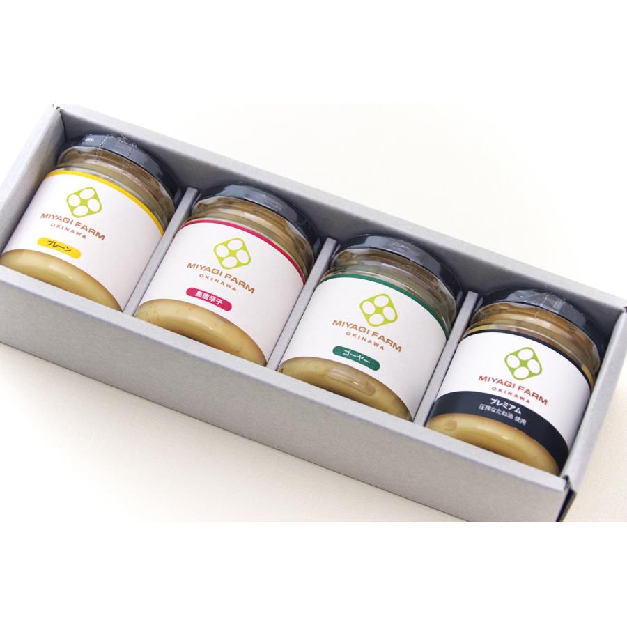 みやぎ農園の手づくりマヨネーズ 4本入りギフトセット 沖縄県産 ギフトボックス ギフト プレゼント 誕生日 お祝い 贈答品 成人祝い |  | 01