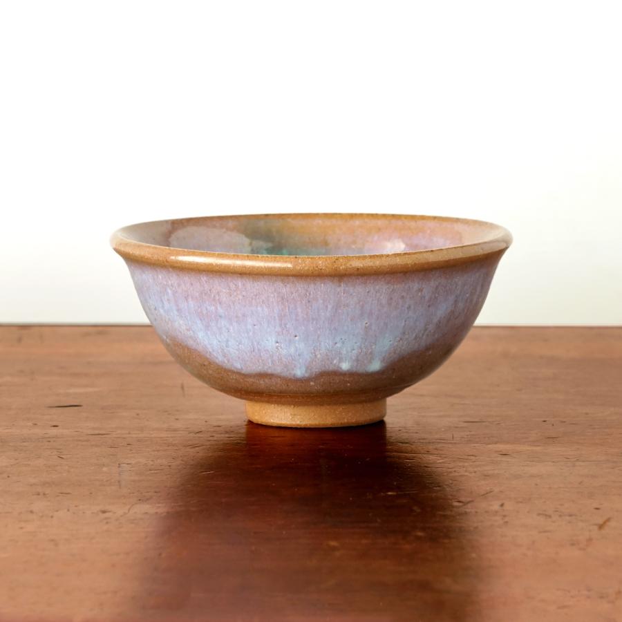 宗像窯 飯茶碗 飴釉／白釉 会津本郷焼 福島県 飯碗 伝統工芸品