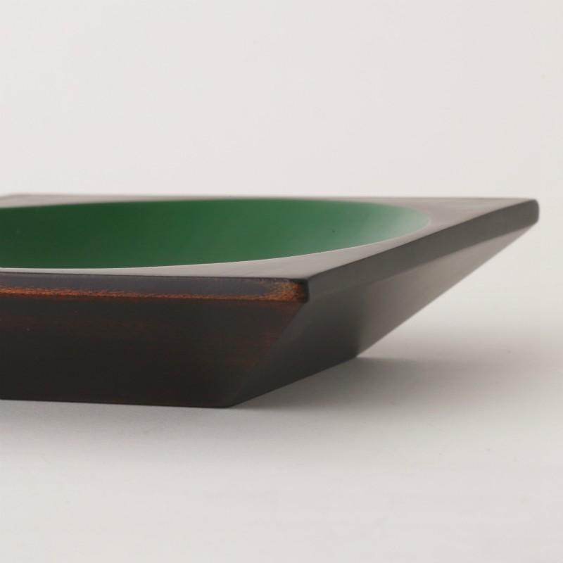 香川漆器 さぬき角丸ボウル うるし絵 6種類 中田漆木 伝統工芸品 民藝