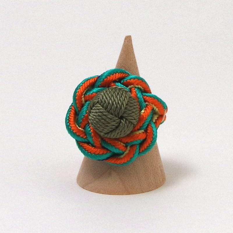 京くみひも 相生リング 紺 昇苑くみひも 京都 組紐アクセサリー 指輪 伝統工芸品 民藝品 ギフト プレゼント 誕生日 お祝い 贈答品 成人祝い |  | 01