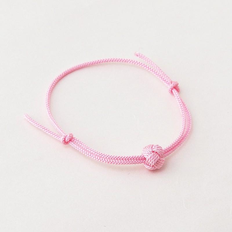 京くみひも 小田巻ブレスレット 桜（ピンク） 昇苑くみひも 組紐
