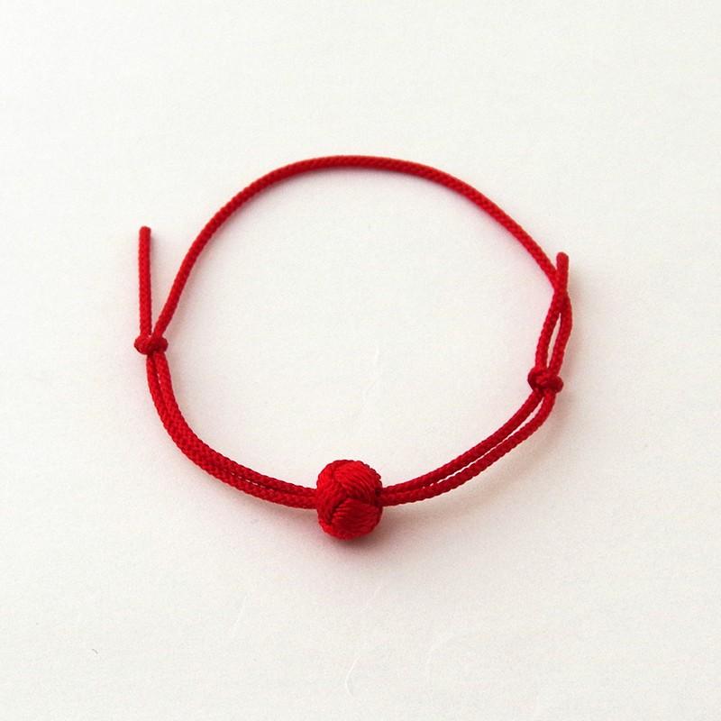京くみひも 小田巻ブレスレット 赤 昇苑くみひも 京都 組紐ブレスレット 組紐アクセサリー ギフト プレゼント 誕生日 お祝い 贈答品 成人祝い | 