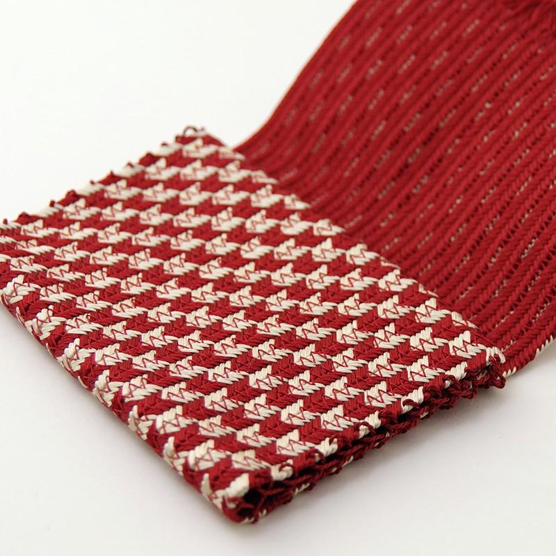 京くみひも 組紐カードケース 大和組 [臙脂] 昇苑くみひも 京都 名刺