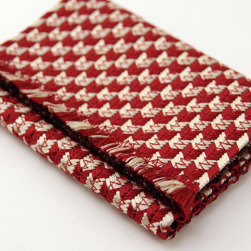 京くみひも 組紐カードケース 大和組 [臙脂] 昇苑くみひも 京都 名刺