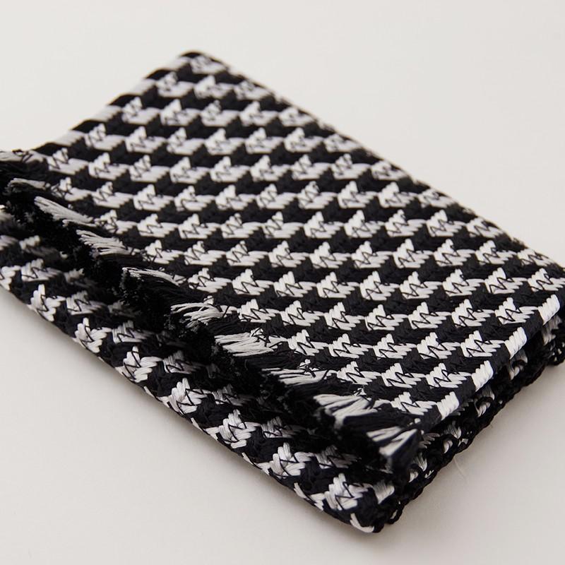 京くみひも 組紐カードケース 大和組 [黒] 昇苑くみひも 京都 名刺入れ