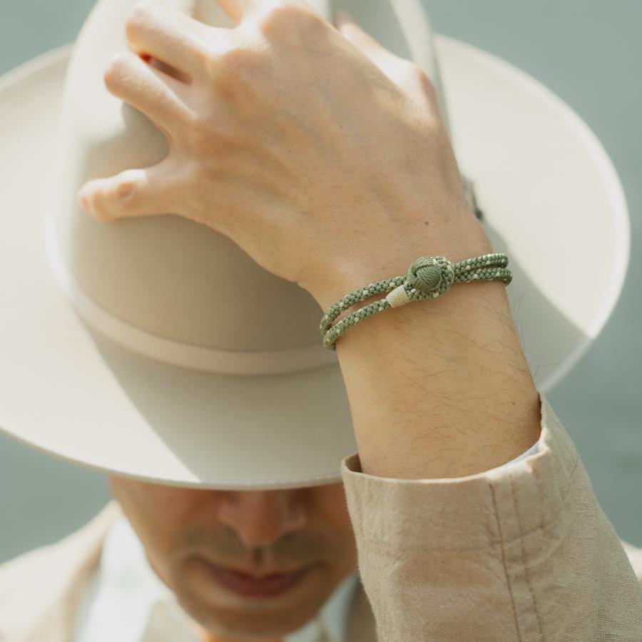 京くみひも 二重巻きブレスレット 別注カラー カーキグリーン 昇苑くみひも 京都 組紐ブレスレット 組紐アクセサリー ギフト プレゼント |  | 04