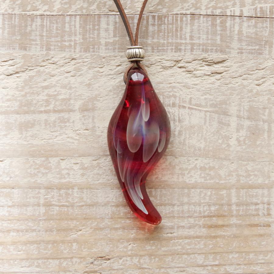 Taiga Glass ネックレス ペンダント ボロシリケイトガラス タイガ