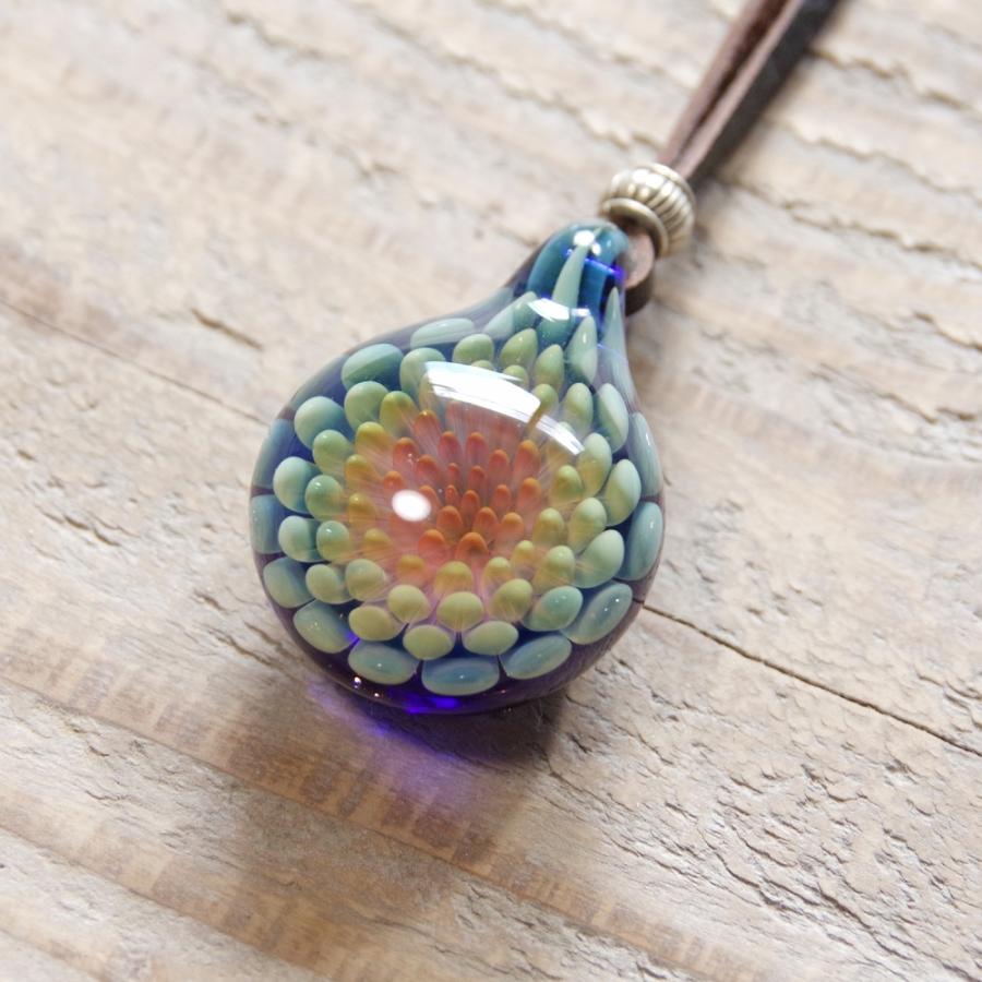Taiga Glass ネックレス ペンダント ボロシリケイトガラス タイガ