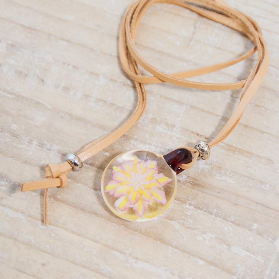 Taiga Glass ネックレス ペンダント ボロシリケイトガラス タイガ
