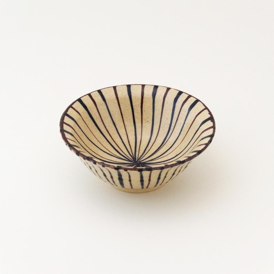 二色十草 三寸千代口（小鉢） 橙/青 小春花窯 瀬戸焼 伝統工芸品 民藝