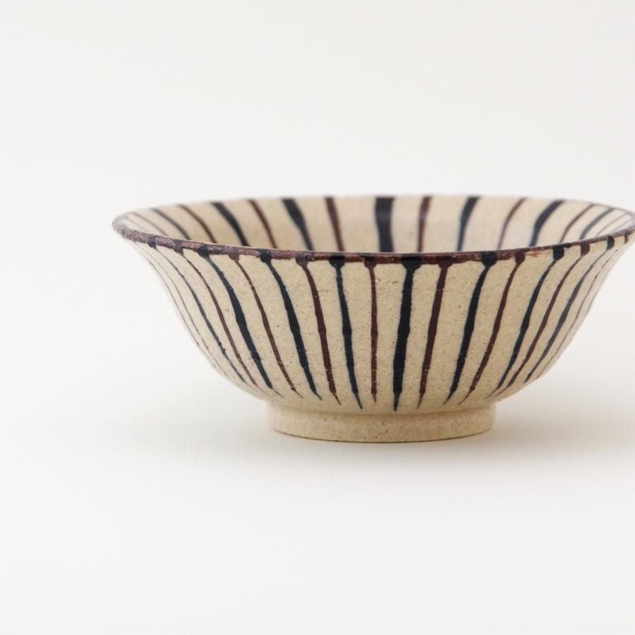 二色十草 三寸千代口（小鉢） 橙/青 小春花窯 瀬戸焼 伝統工芸品 民藝