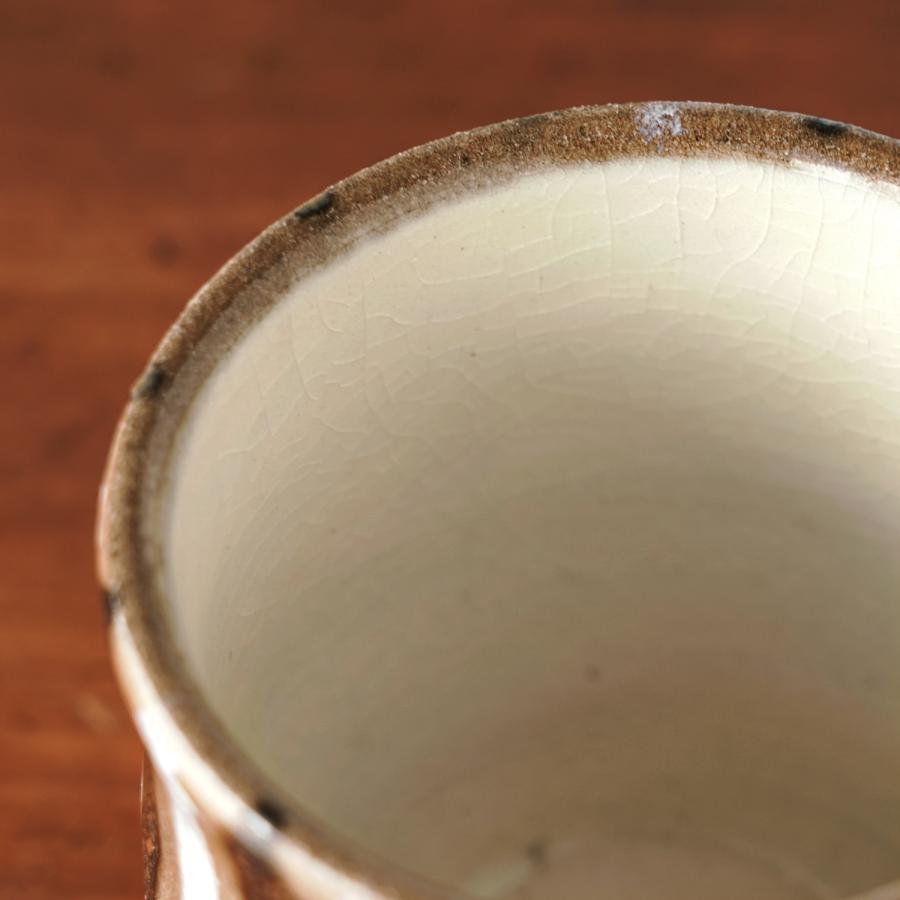 俊彦窯 縦縞（麦藁手）マグカップ 丹波焼 兵庫県 清水俊彦 伝統工芸品 民藝品 食器 ギフト プレゼント 誕生日 お祝い 贈答品 成人祝い |  | 03