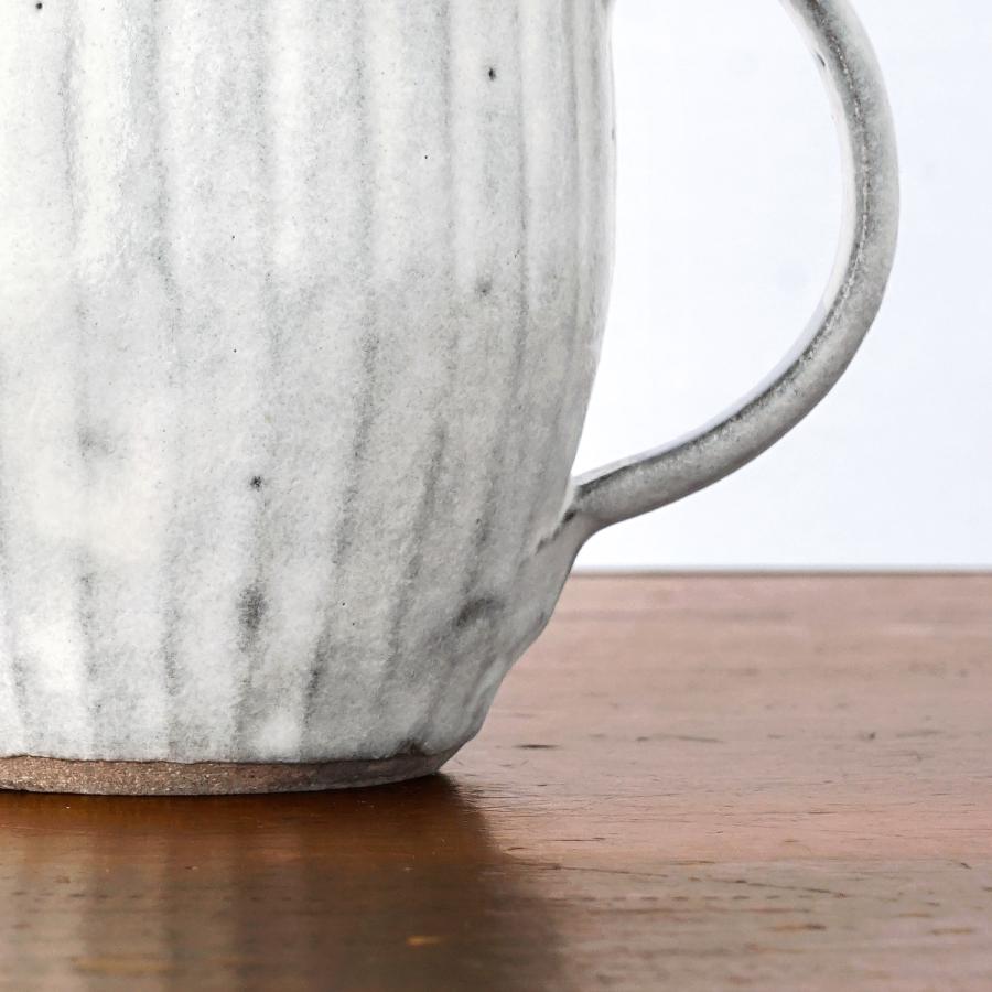 俊彦窯 しのぎ手マグカップ 糠釉 丹波焼 兵庫県 清水俊彦 伝統工芸品 民藝品 食器 ギフト プレゼント 誕生日 お祝い 贈答品 成人祝い |  | 02