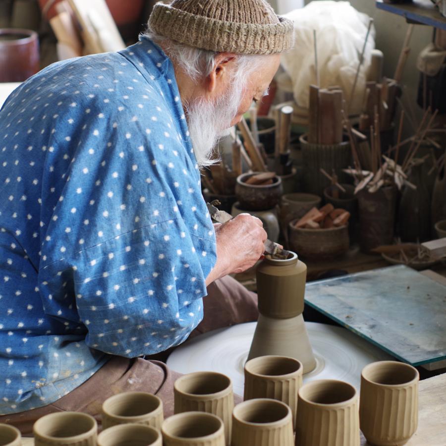 俊彦窯 鎬手六寸丸皿 掛け分け 丹波焼 兵庫県 清水俊彦 伝統工芸品 民藝品 食器 キッチン ギフト プレゼント 誕生日 お祝い 贈答品 成人祝い |  | 06