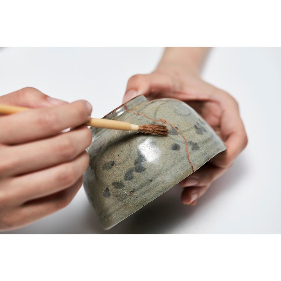 金継ぎコフレ 天然漆と純金粉の本格金継ぎキット 堤淺吉漆店 動画解説