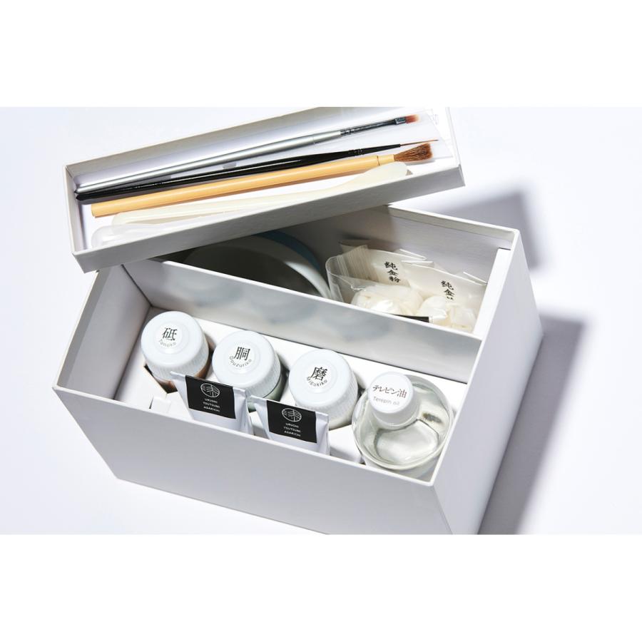 金継ぎコフレ 天然漆と純金粉の本格金継ぎキット 堤淺吉漆店 動画解説