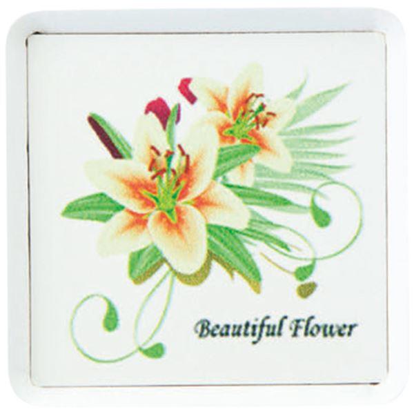 南欧風キッチンカウンター/キッチン収納 〔約幅90cm ライトブラウン〕 木製 タイル貼り天板 隠しキャスター付き 木製 店舗 南欧風キッチンカウンター/キッチン収納 タイル貼り天板 隠しキャスター付き ショップ