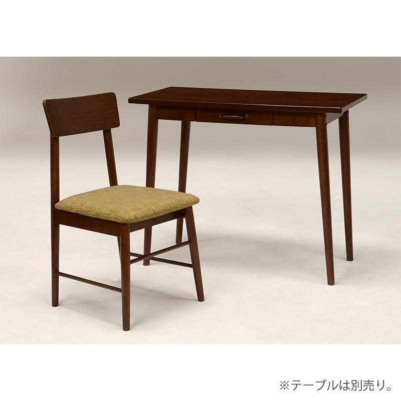 ダイニングチェア/リビングチェア 〔ブラウン〕 座面高42cm 木製フレーム VC-7027BR｜table-lukit｜04