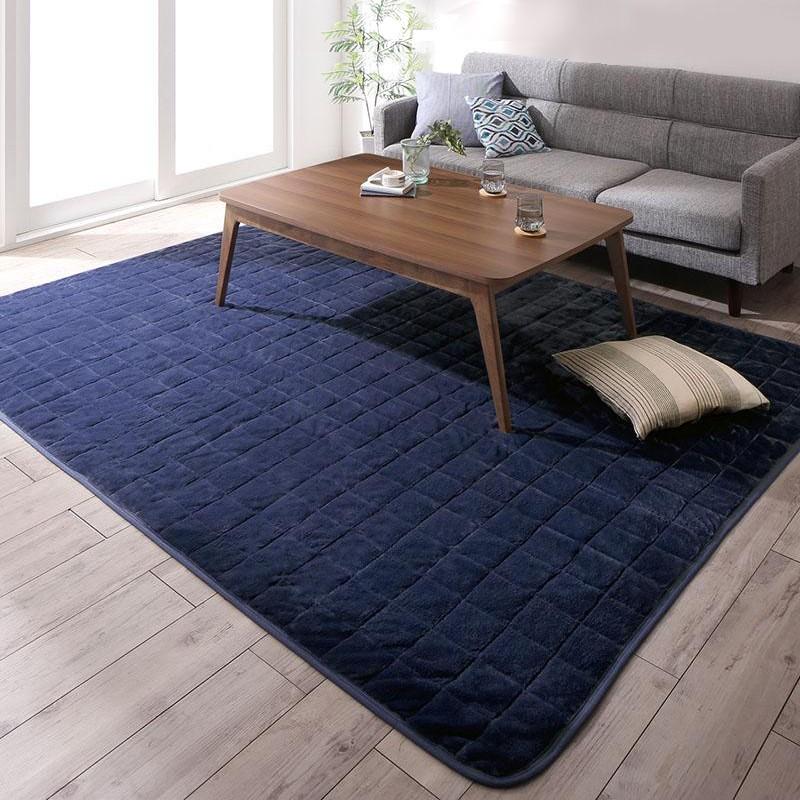 こたつテーブル+こたつ掛け布団+敷き布団 3点セット 幅105×奥行75cm 長方形 天板ブラウン ANTFKの画像
