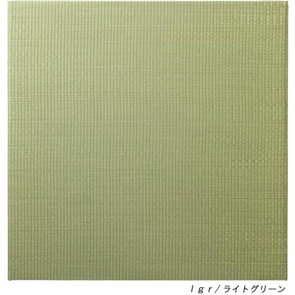 ヘリなしフロア畳 国産い草 ライトグリーン×グレー抗菌 消臭 軽量 日本製｜table-mart｜02