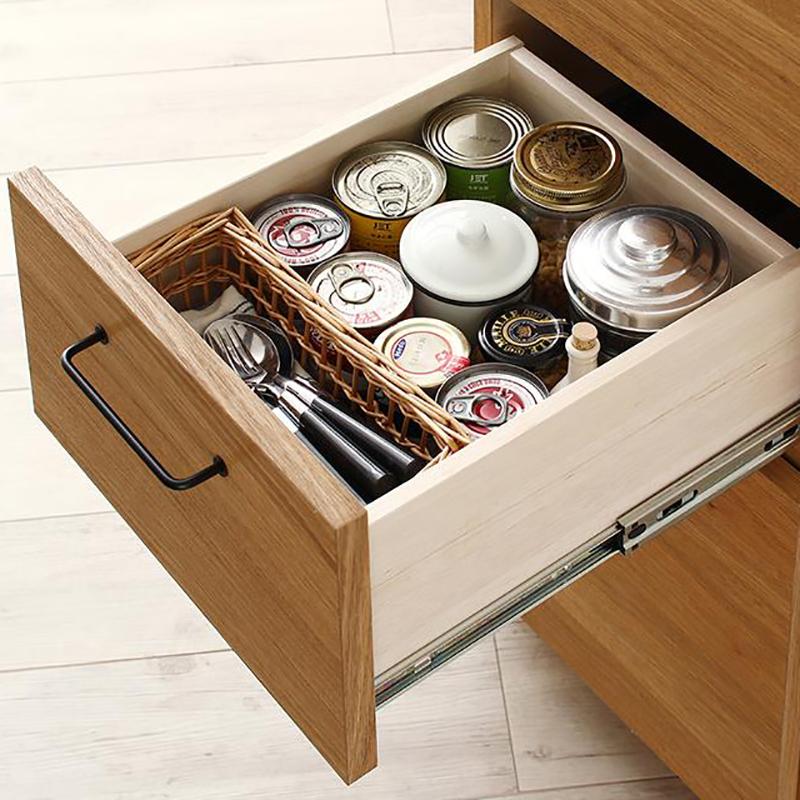 【超美品‼️】ぼん家具 120cm幅カウンターテーブル キッチンカウンター 木目調 キッチンカウンター 幅120cm 国産 日本製 3面収納 ウォールナット