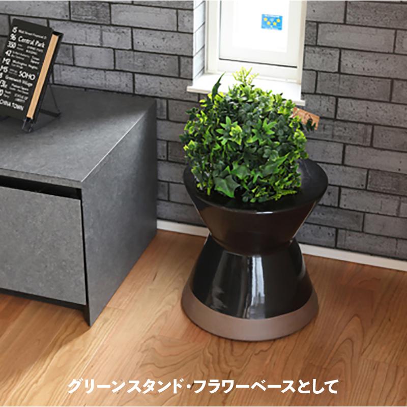 スツール 2脚セット 陶器 小椅子 ブラック 全6色展開 幅30×奥行き30×高さ31cm 陶磁器 サイドテーブル CL20-BK｜table-mart｜14