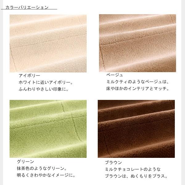 ラグ 90×120cm 5cm厚 全4色 ふわふわクッション 床暖OK スベリ止め キルティングラグの画像