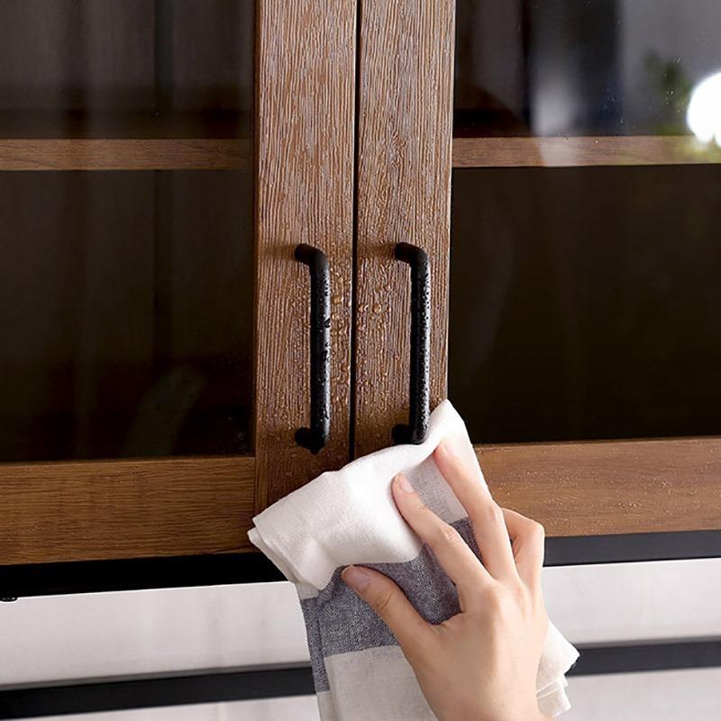 食器棚 レンジ台 カップボード ガラス扉 幅90cm ウォールナット