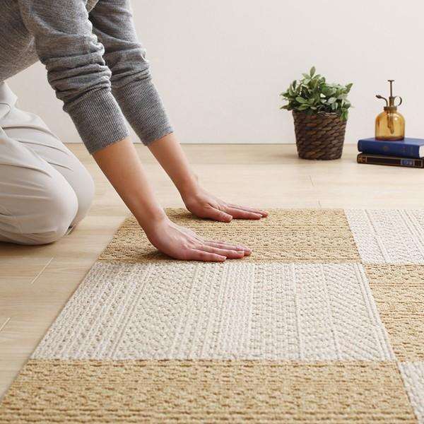 タイルカーペット 0 280cm 約3畳 8デザインから選べる 計35枚のタイルを自由にレイアウト 日本製 Kit 28 Tablemart 通販 Yahoo ショッピング