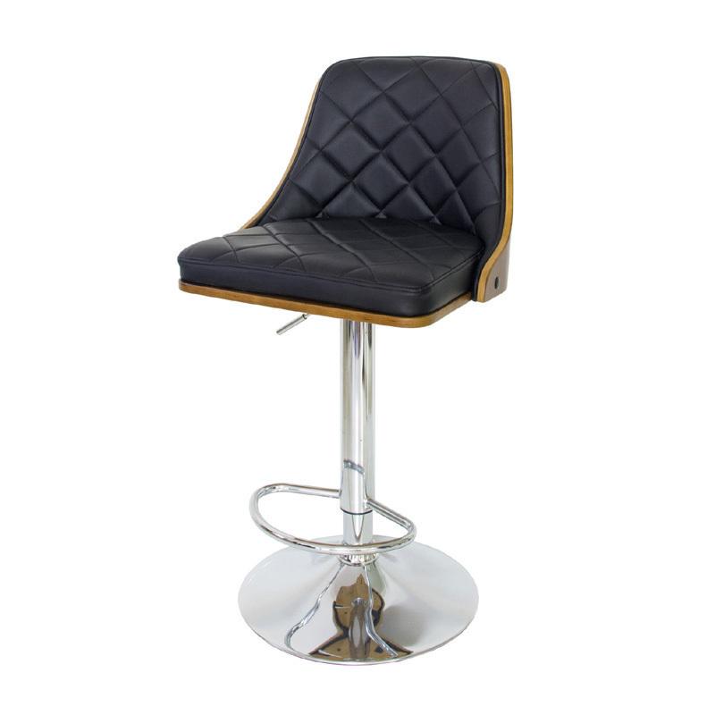 カウンターチェア 3脚セット レザー張ハイチェア ブラウン色 2色 昇降