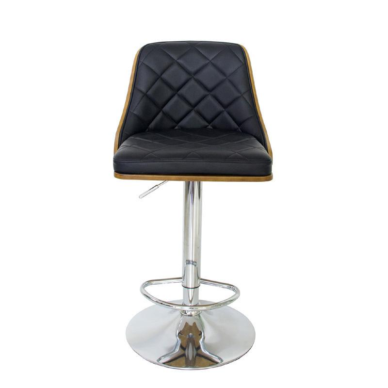 カウンターチェア 3脚セット レザー張ハイチェア ブラウン色 2色 昇降