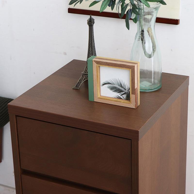3段チェスト 幅40cm 引出しタンス 1台単品 ナチュラル色/全2色 日本製 オーク無垢材 引き出しスライドレール仕様 リビング収納 OT-CSTの画像