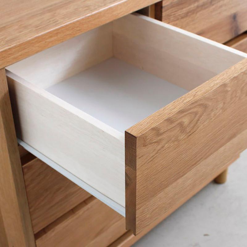 3段チェスト 幅75cm 引出しタンス 2台セット ナチュラル色/全2色 日本製 オーク無垢材 幅76×奥行40×高さ72cm OT-CST_5