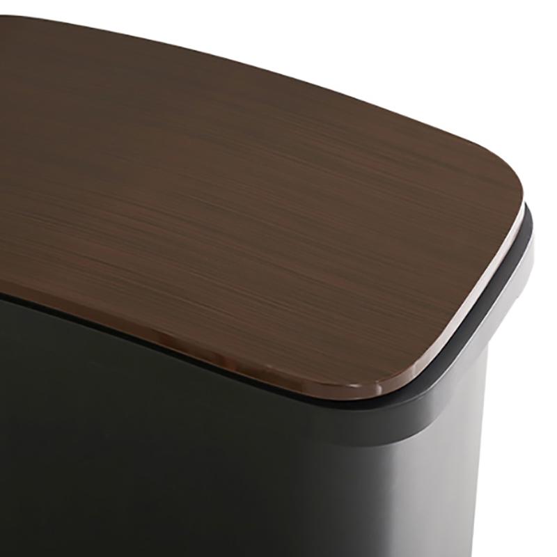 ペダル式ゴミ箱 1台単品 ウォールナットブラウン色/全4色 31L 幅25.5cm フタ付 キャスター付 ダストボックス ROTI-DB |  | 02