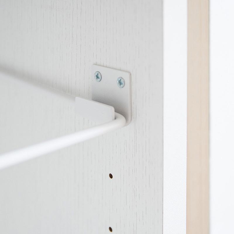 ダストボックス付きキッチンラック 2台セット 幅35cm スキマ収納 ガラス扉 ブラウン ゴミ箱上収納リビングでも スリム 店舗用 RPP-DB |  | 16