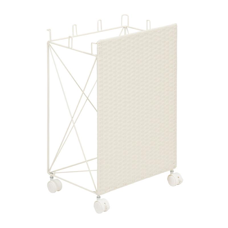 ラタン調 ゴミ箱 ごみ箱 2台セット グレー色/全3色 幅38×奥行28×高さ60.5cm 分別 大容量 キャスター付 ひっかけタイプ RUDO-DB |  | 13