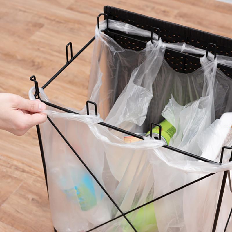 ラタン調 ゴミ箱 ごみ箱 2台セット グレー色/全3色 幅38×奥行28×高さ60.5cm 分別 大容量 キャスター付 ひっかけタイプ RUDO-DB |  | 04