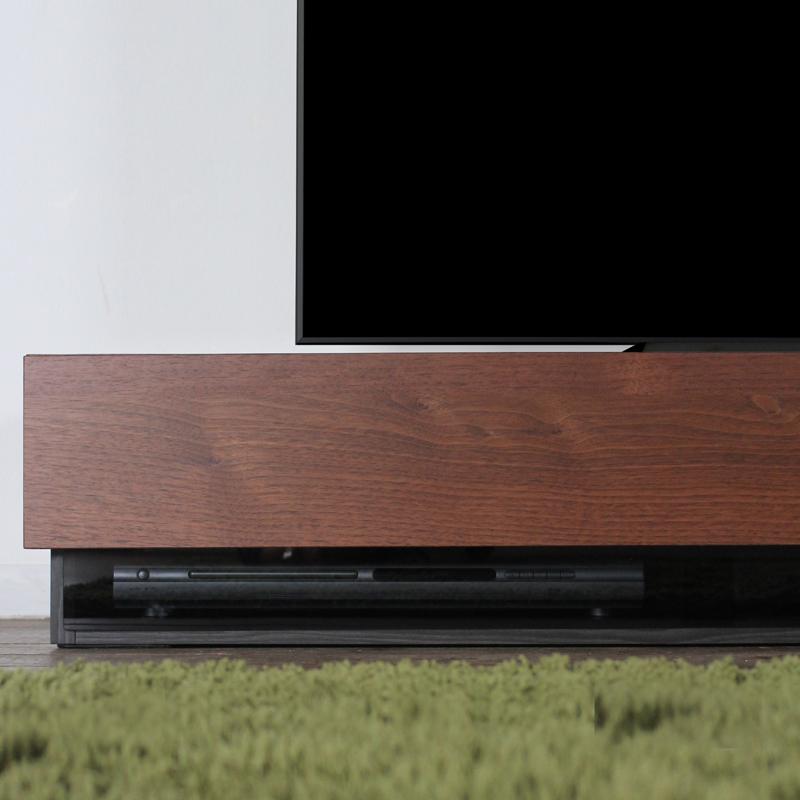 テレビ台 160cm キャビネット3点セット ウォールナット ブラウン 総幅 240 奥行45 cm 国産 日本製 無垢材 天然木シート 完成品 RY |  | 06