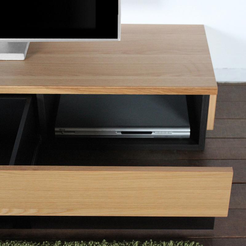 テレビ台 160cm キャビネット3点セット ナチュラル オーク 総幅 240 奥行45 cm 国産 日本製 無垢材 天然木シート 完成品 RY |  | 09