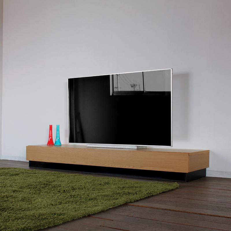 テレビ台 180cm ナチュラル オーク 幅180 奥行45 高さ24cm 国産 日本製 無垢材 天然木シート 収納付きローボード 完成品 RY |  | 13