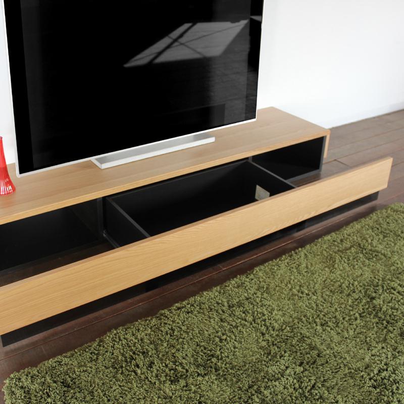 テレビ台 180cm キャビネット3点セット ナチュラル オーク 総幅 260 奥行45 cm 国産 日本製 無垢材 天然木シート 完成品 RY |  | 10