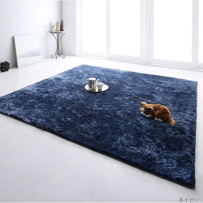 ラグ 100×150 cm 楕円形 洗濯機で洗えるシャギーラグ 7色 : tablemart 