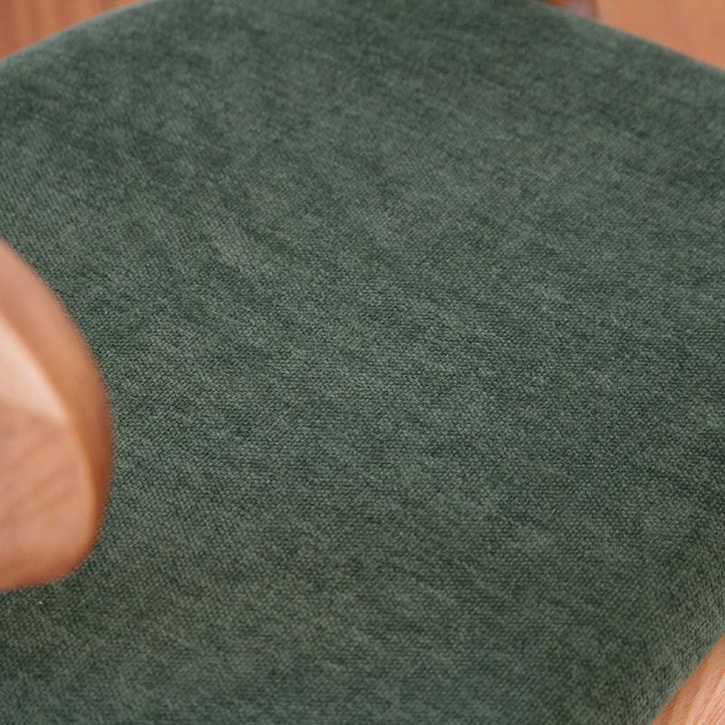 [大特価] チェア 2脚組 WOL ウォールナット塗装 天然木 無垢材 シート色:モスグリーン 【YW1293076168】(46900円)