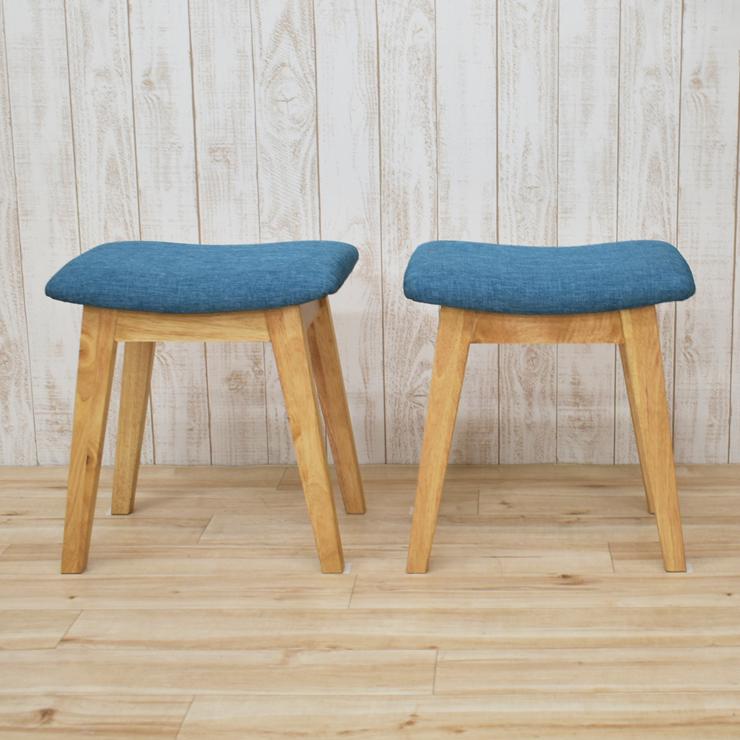 テーブル+ベンチ+スツール2脚セット シンプルスツール2脚セット