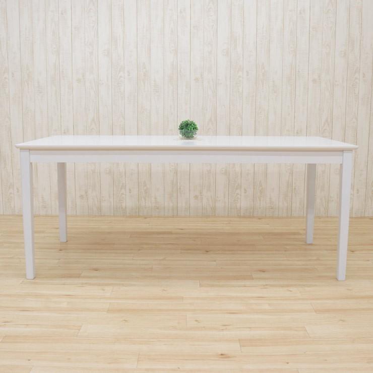 ホワイト ダイニングテーブル 幅170cm 6人用 木製 ac170-360wh 北欧風 カフェ風 白色 ウッドテーブル 食卓 6人掛け用 大人数 大きめ 単品 5s-1k-269 hr｜table33｜03