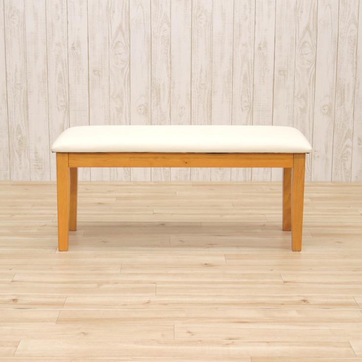 幅95cm ダイニング ベンチ チェアー 2人用  ac2-95ben-360 lbr ライトブラウン色 クッション シンプル 木製 モダン玄関椅子 1s-1k-147 |  | 03