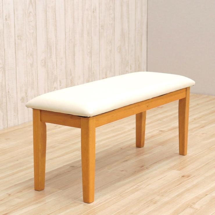幅95cm ダイニング ベンチ チェアー 2人用  ac2-95ben-360 lbr ライトブラウン色 クッション シンプル 木製 モダン玄関椅子 1s-1k-147 |  | 05