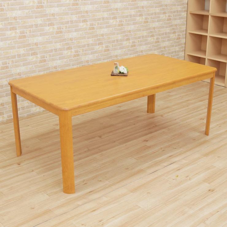 ダイニングテーブル 組立品 木製 180cm ell180-360 ミドルブラウン色