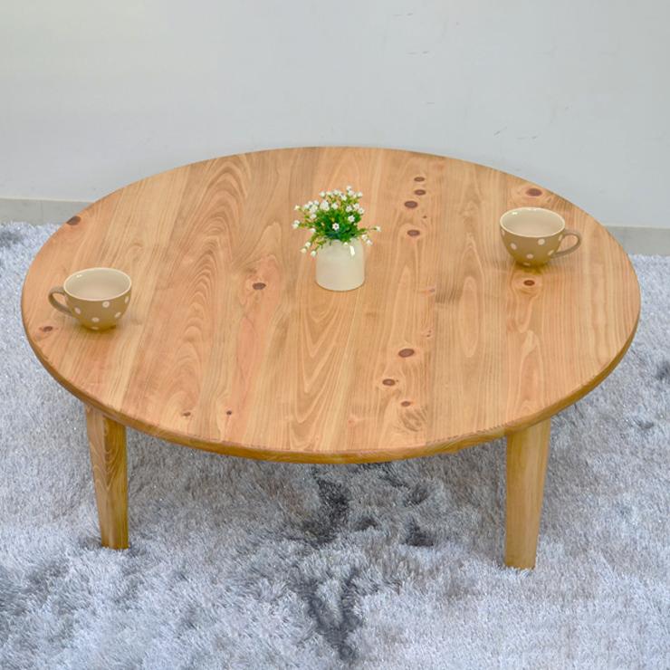 受注生産品 ひのき 座卓 国産 幅105cm ちゃぶ台 折りたたみ hinoki105