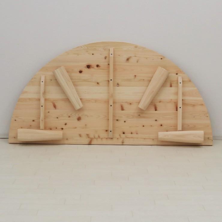 受注生産品 座卓 折りたたみ 半円 完成品 幅150cm hinoki150-2 受注生産品 座卓 折りたたみ 半円 完成品 幅150cm hinoki150-2